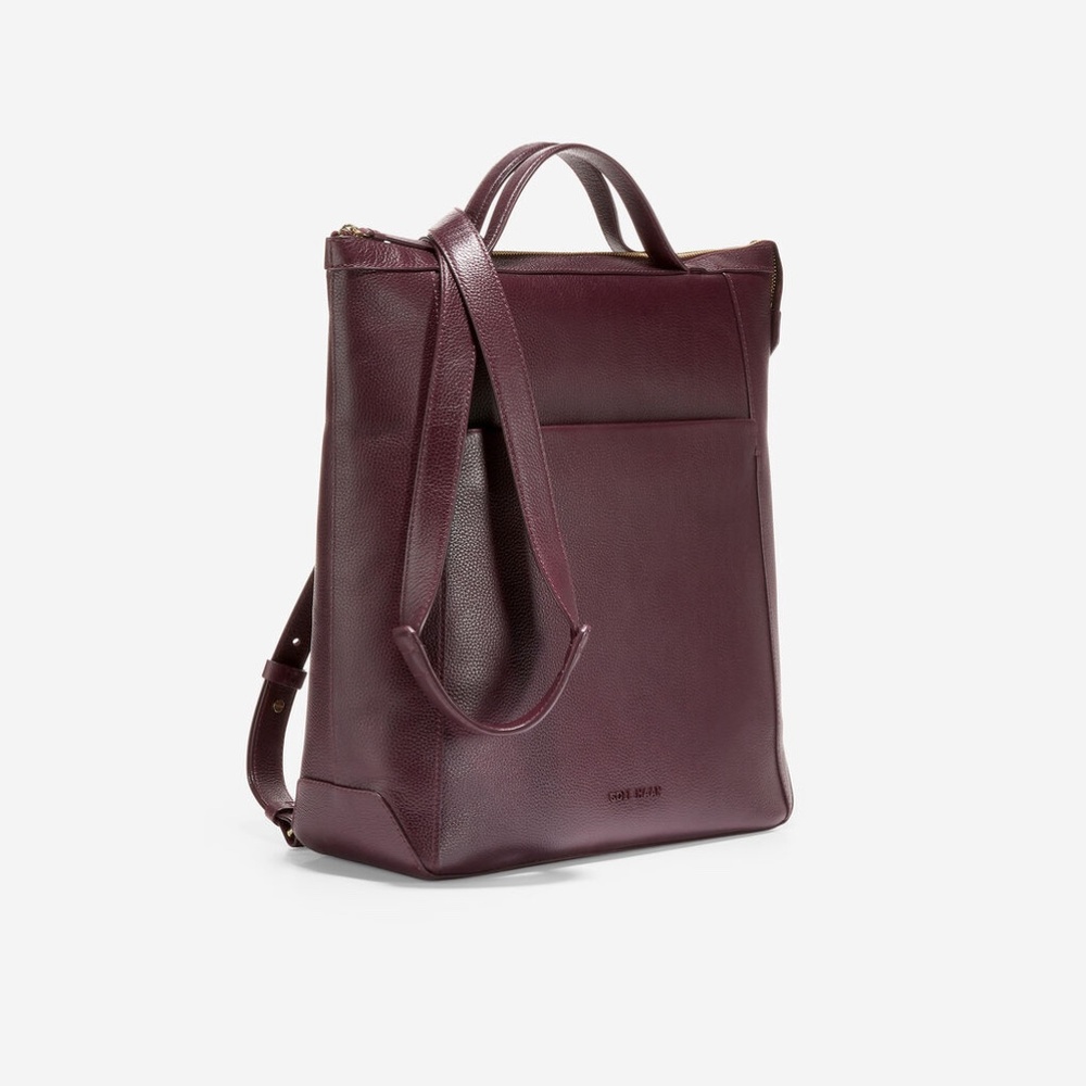Cole Haan Grand Ambition Convertible Backpack (Wine)